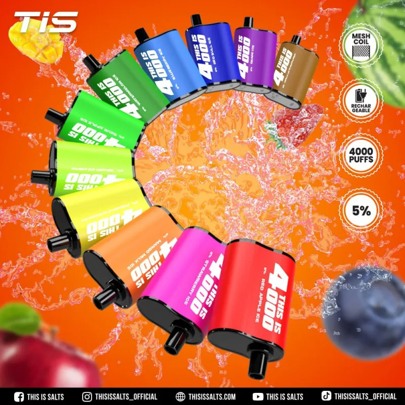 THIS IS 4000 TIS DISPOSABLE 4000 PUFFS POD THIS IS 4000 TIS DISPOSABLE 4000 PUFFS POD