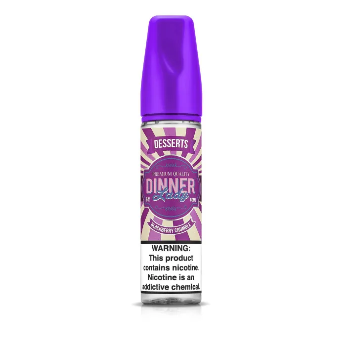 DINNER LADY DESSERTS - BLACKBERRY CRUMBLE - 60ML