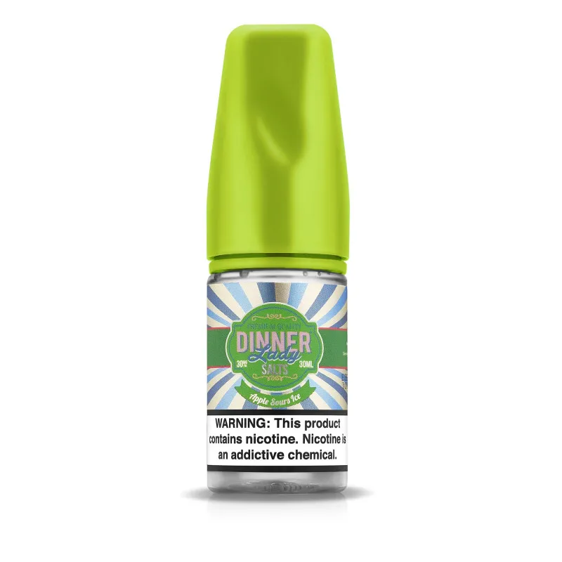 DINNER LADY SALTS FRUITS ICE - APPLE SOURS ICE NIC SALT - 30ML