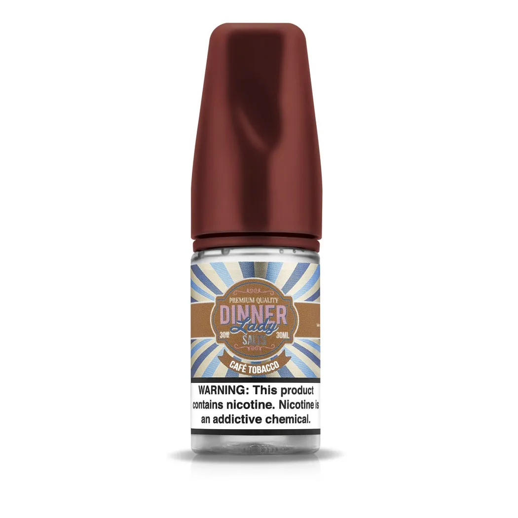 DINNER LADY SALTS TOBACCO - CAFE TOBACCO NIC SALT - 30ML