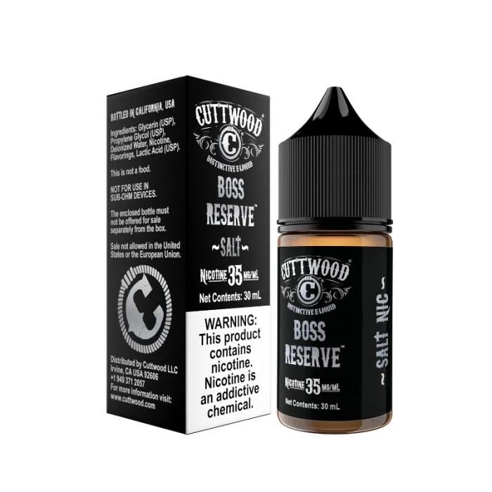 Cuttwood Salt - Boss Reserve - 30ml