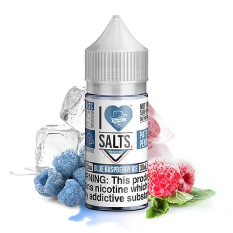 I LOVE SALTS BY MAD HATTER - BLUE RASPBERRY ICE - 30ML