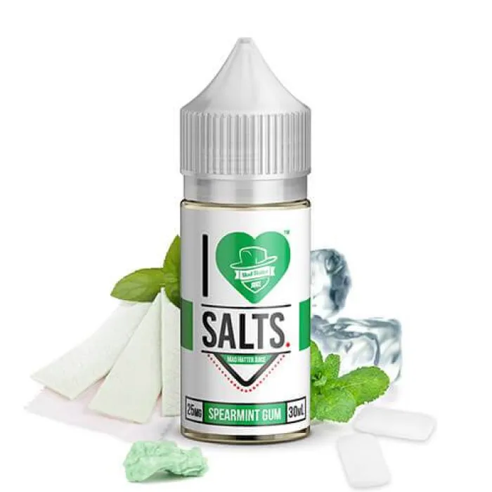 I LOVE SALTS BY MAD HATTER - SPEARMINT GUM - 30ML