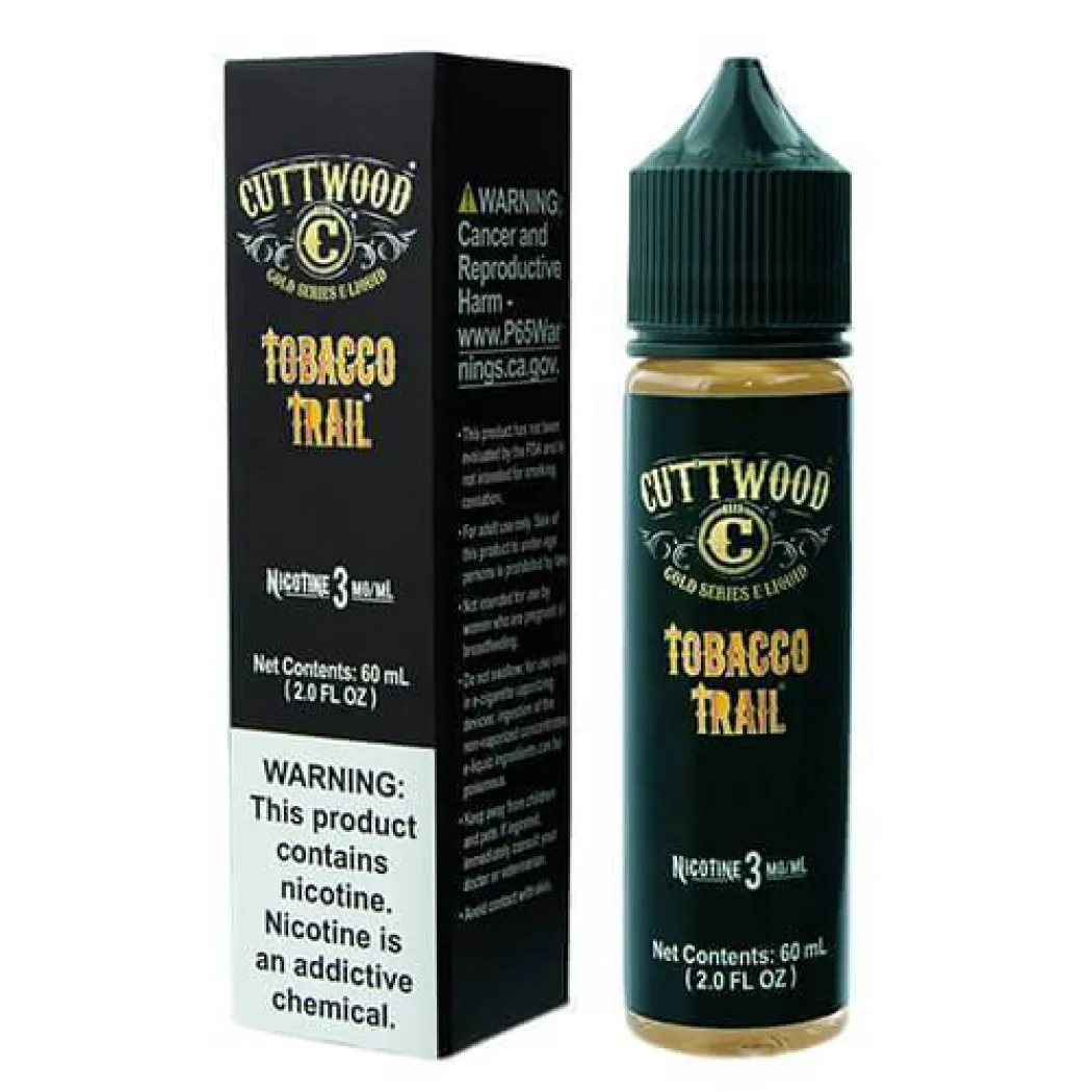 CUTTWOOD E-LIQUIDS - TOBACCO TRAIL - 60ML