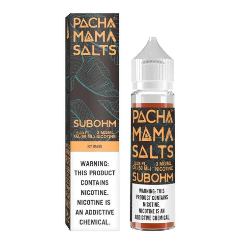 PACHAMAMA SUB-OHM SALTS - ICY MANGO - 60ML