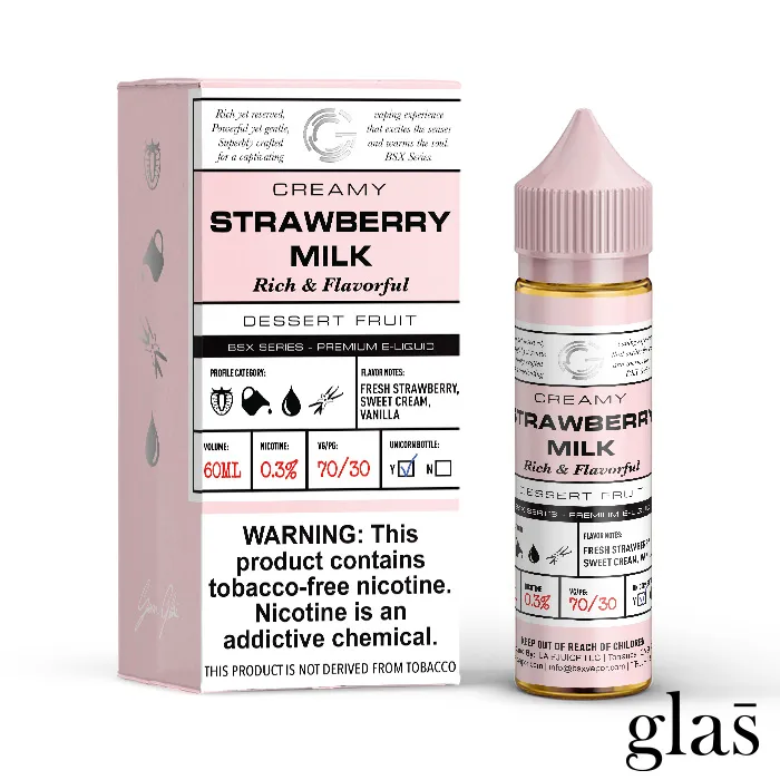 GLAS BASIX BSX SERIES - STRAWBERRY MILK - 60ML