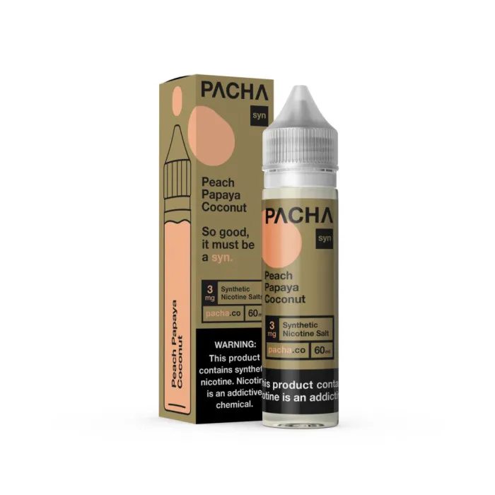 PACHAMAMA TFN - PEACH PAPAYA COCONUT CREAM - 60ML PACHAMAMA TFN - PEACH PAPAYA COCONUT CREAM - 60ML