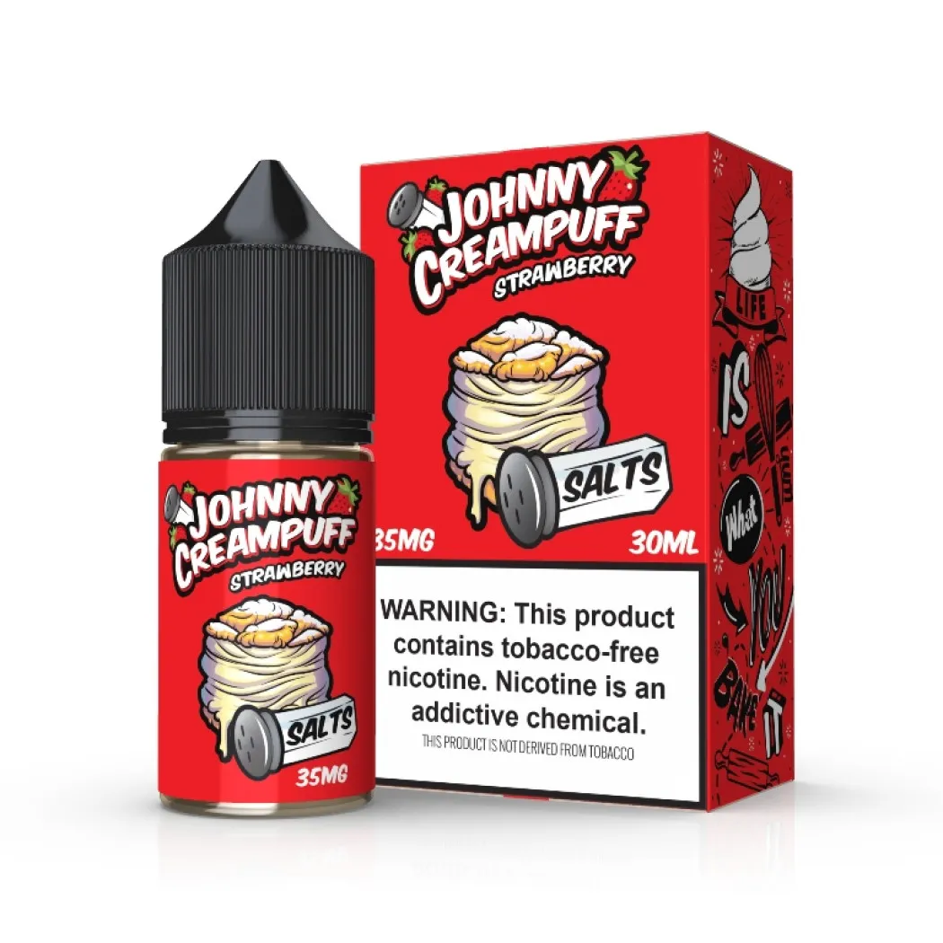 JOHNNY CREAMPUFF SALTS - STRAWBERRY CREAMPUFF - 30ML