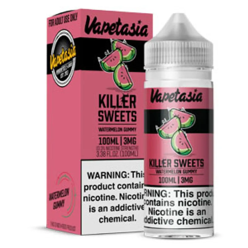 VAPETASIA - KILLER FRUITS WATERMELON GUMMY - 100ML