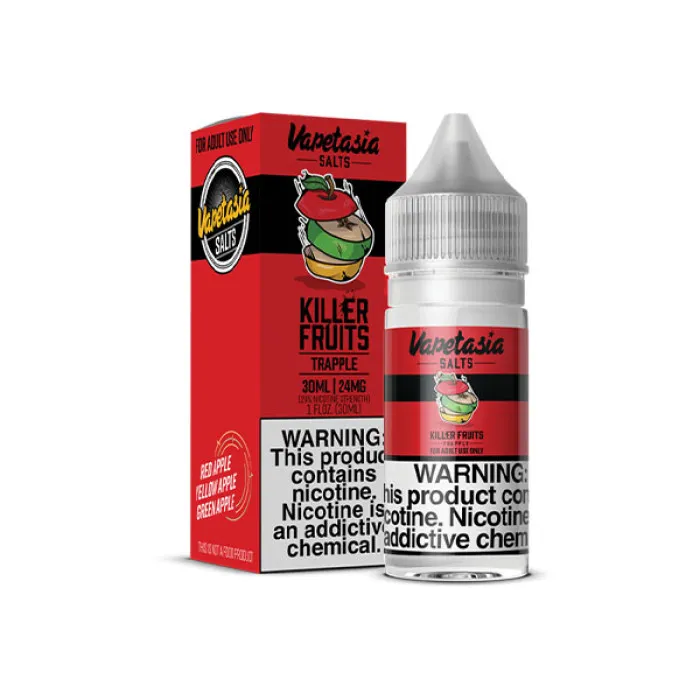 VAPETASIA SALTS - KILLER FRUITS TRAPPLE - 30ML