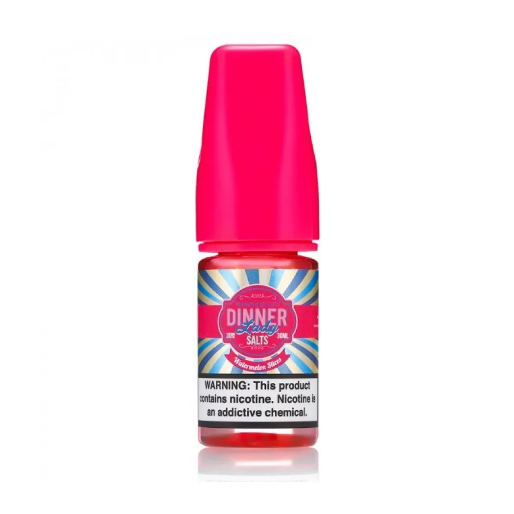 DINNER LADY SALTS SWEETS - WATERMELON SLICES NIC SALT - 30ML