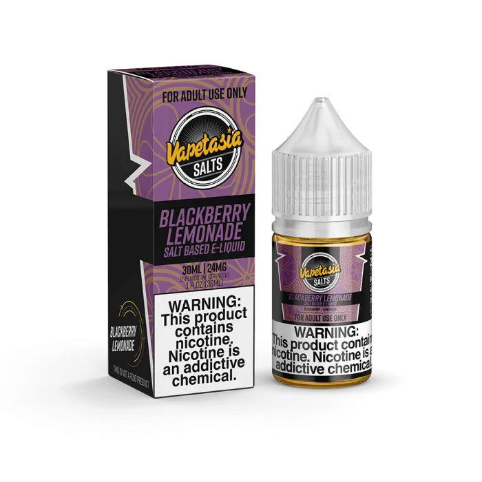 VAPETASIA EJUICE SALTS - BLACKBERRY LEMONADE - 30ML