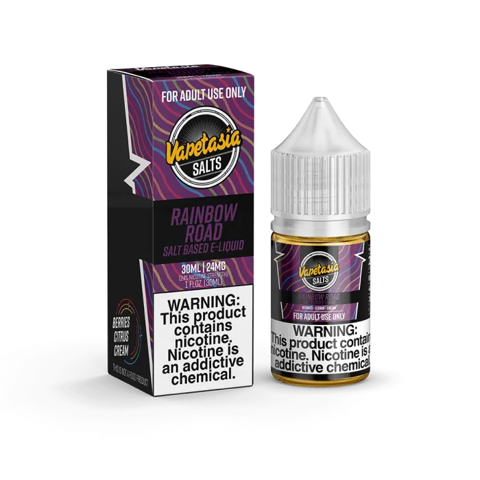 VAPETASIA EJUICE SALTS - RAINBOW ROAD - 30ML