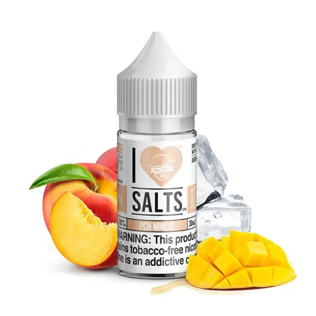 I LOVE SALTS BY MAD HATTER - PEACH MANGO ICE - 30ML