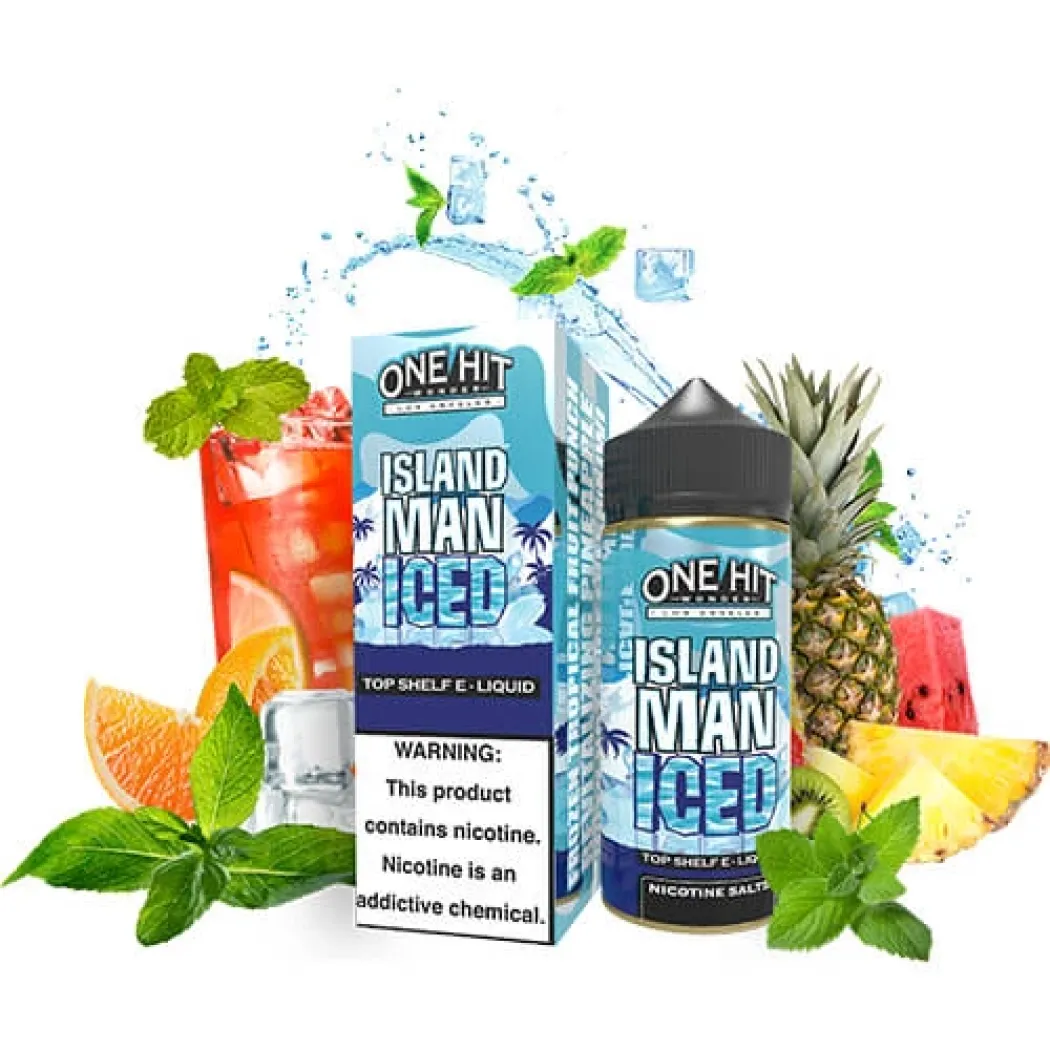 ONE HIT WONDER ELIQUID - ISLAND MAN ICED - 100ML
