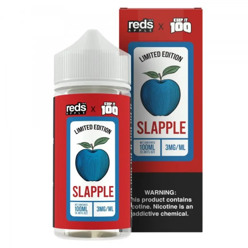 7DAZE X KEEP IT 100 - SLAPPLE - 100ML 7DAZE X KEEP IT 100 - SLAPPLE - 100ML