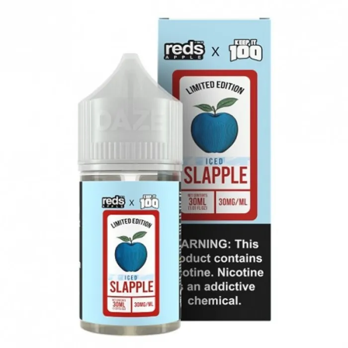 7DAZE X KEEP IT 100 - SLAPPLE ICED - 30ML