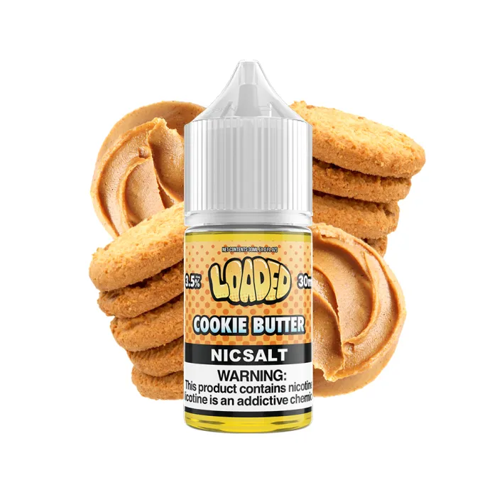 LOADED E-LIQUID NIC SALT - COOKIE BUTTER - 30ML LOADED E-LIQUID NIC SALT - COOKIE BUTTER - 30ML