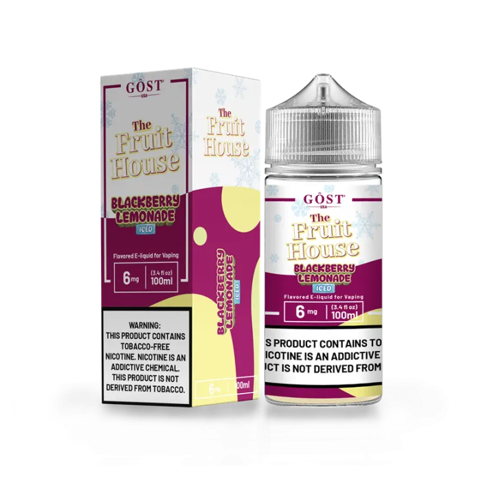 THE FRUIT HOUSE BY GOST VAPOR - BLACKBERRY LEMONADE ICE - 100ML