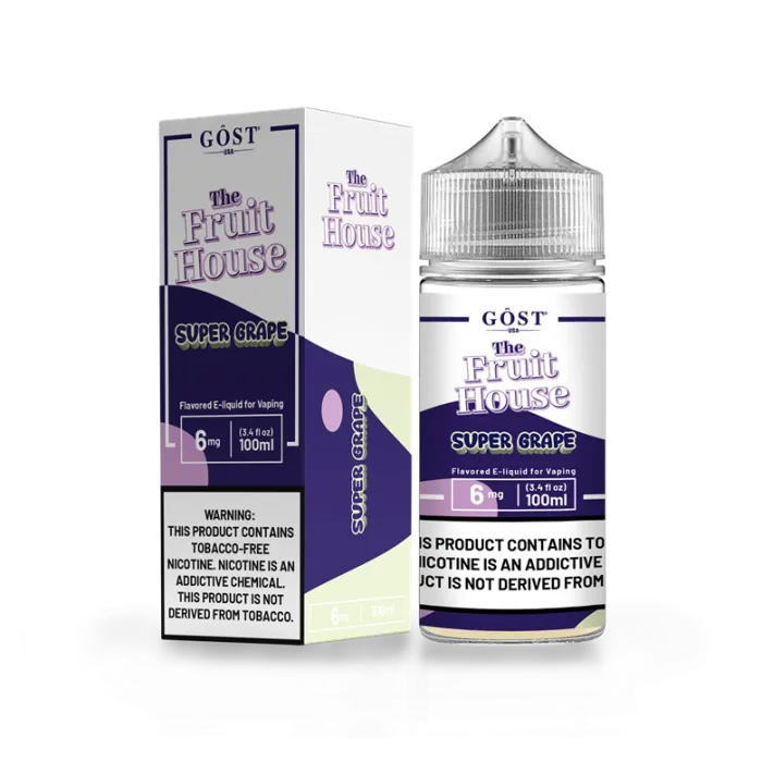 THE FRUIT HOUSE BY GOST VAPOR - SUPER GRAPE - 100ML