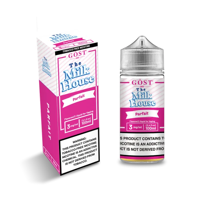 THE MILK HOUSE BY GOST VAPOR - PARFAIT - 100ML THE MILK HOUSE BY GOST VAPOR - PARFAIT - 100ML