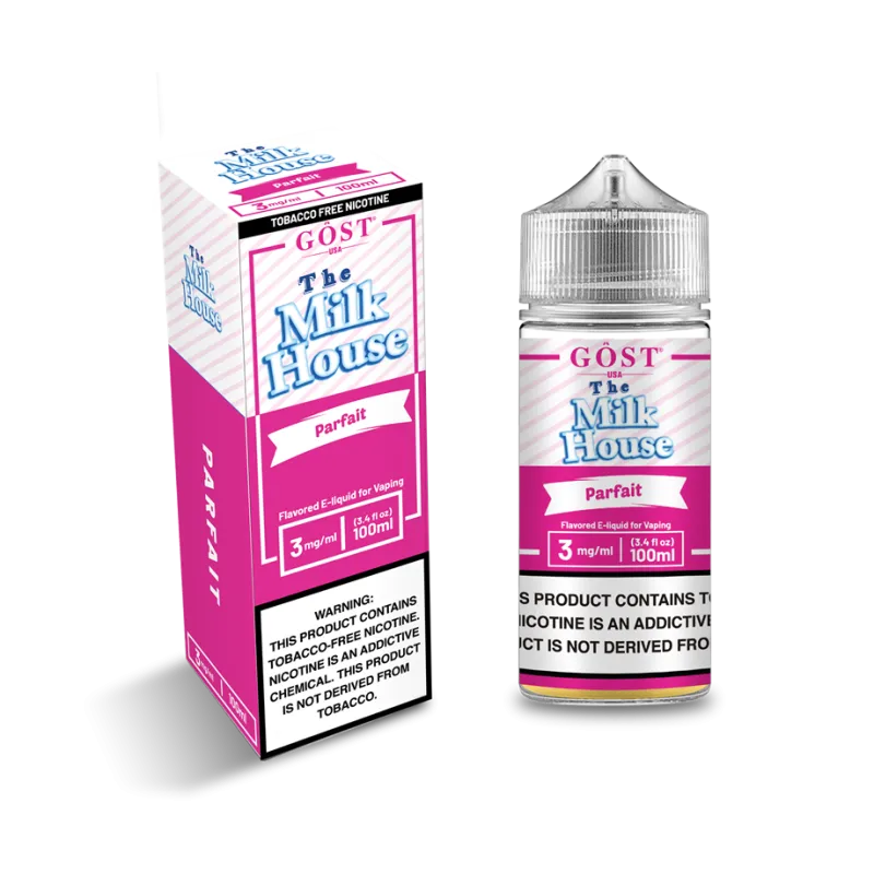 THE MILK HOUSE BY GOST VAPOR - PARFAIT - 100ML THE MILK HOUSE BY GOST VAPOR - PARFAIT - 100ML