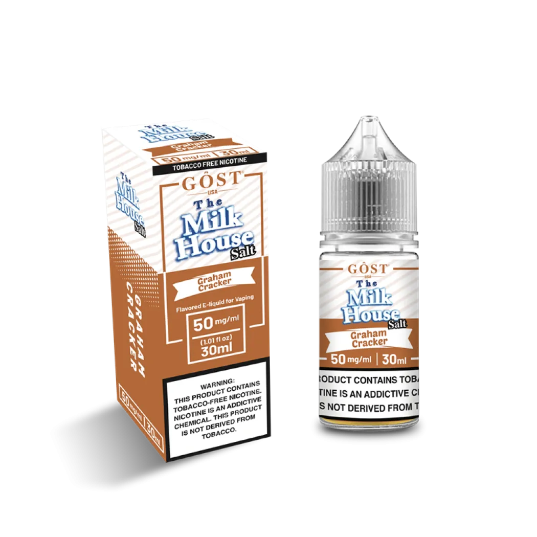 THE MILK HOUSE SALT BY GOST VAPOR - GRAHAM CRACKER SALT - 30ML
