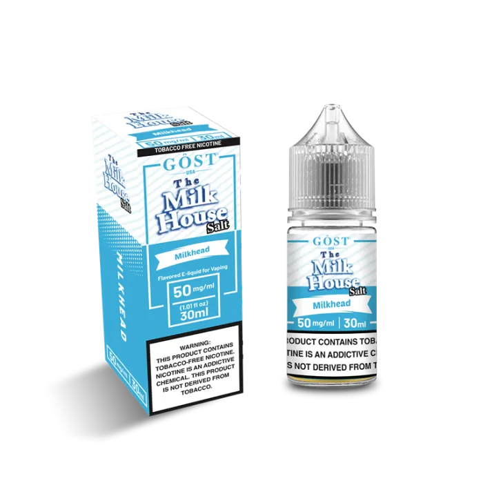 THE MILK HOUSE SALT BY GOST VAPOR - MILKHEAD SALT - 30ML