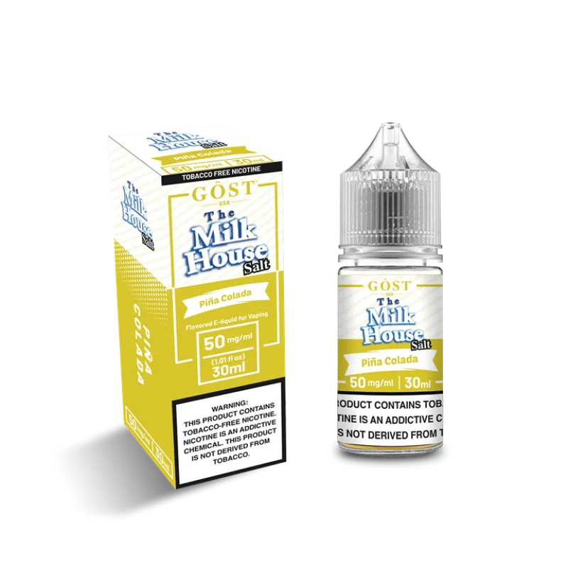 THE MILK HOUSE SALT BY GOST VAPOR - PINA COLADA SALT - 30ML