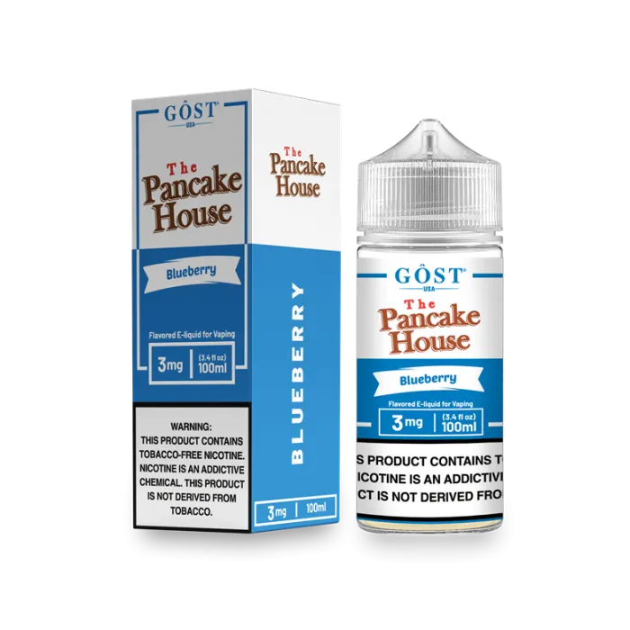 THE PANCAKE HOUSE BY GOST VAPOR - BLUEBERRY - 100ML