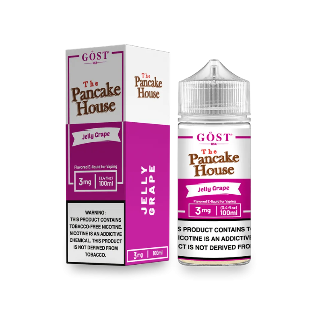 THE PANCAKE HOUSE BY GOST VAPOR - JELLY GRAPE - 100ML