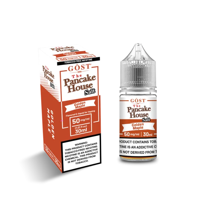THE PANCAKE HOUSE SALT BY GOST VAPOR - GOLDEN MAPLE SALT - 30ML