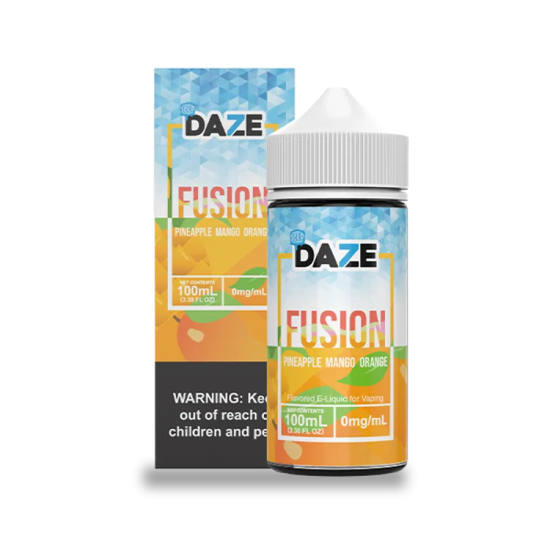 7DAZE FUSION TFN - PINEAPPLE MANGO ORANGE ICED - 100ML