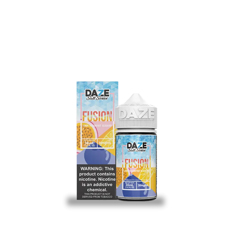 7DAZE FUSION TFN SALT - LEMON PASSIONFRUIT BLUEBERRY ICED - 30ML 7DAZE FUSION TFN SALT - LEMON PASSIONFRUIT BLUEBERRY ICED - 30ML