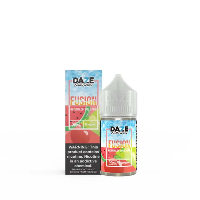 7DAZE FUSION TFN SALT - WATERMELON APPLE PEAR ICED - 30ML 7DAZE FUSION TFN SALT - WATERMELON APPLE PEAR ICED - 30ML