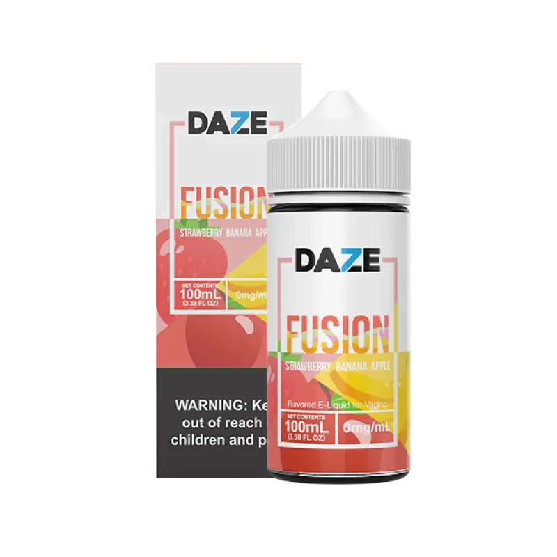 7DAZE FUSION TFN - STRAWBERRY BANANA APPLE - 100ML 7DAZE FUSION TFN - STRAWBERRY BANANA APPLE - 100ML