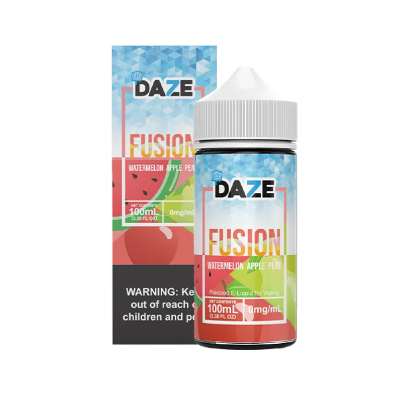 7DAZE FUSION TFN - WATERMELON APPLE PEAR ICED - 100ML