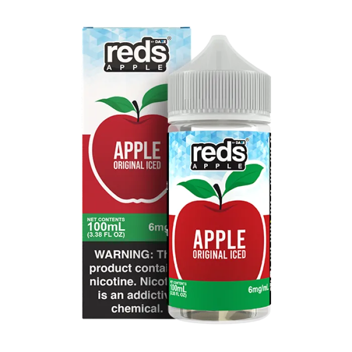 7DAZE REDS APPLE JUICE - APPLE ORIGINAL ICED - 100ML