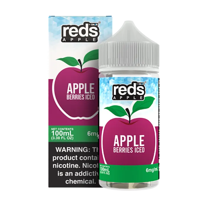 7DAZE REDS APPLE JUICE - BERRIES ICED - 100ML