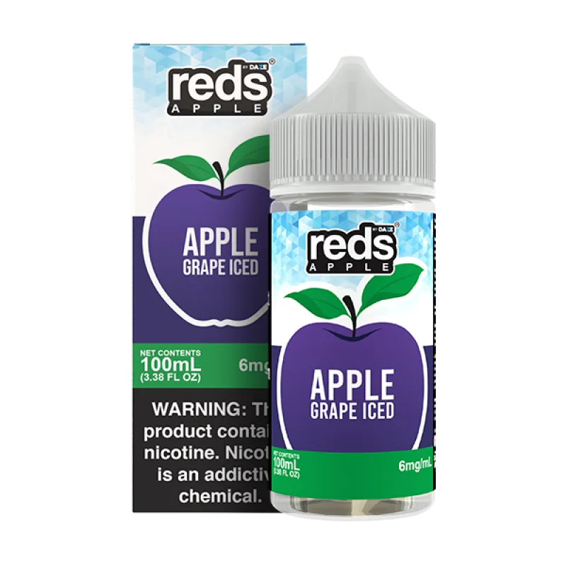 7DAZE REDS APPLE JUICE - GRAPE ICED - 100ML