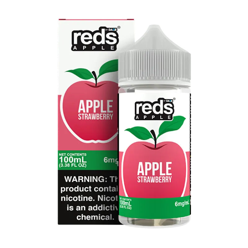 7DAZE REDS APPLE JUICE - STRAWBERRY - 100ML