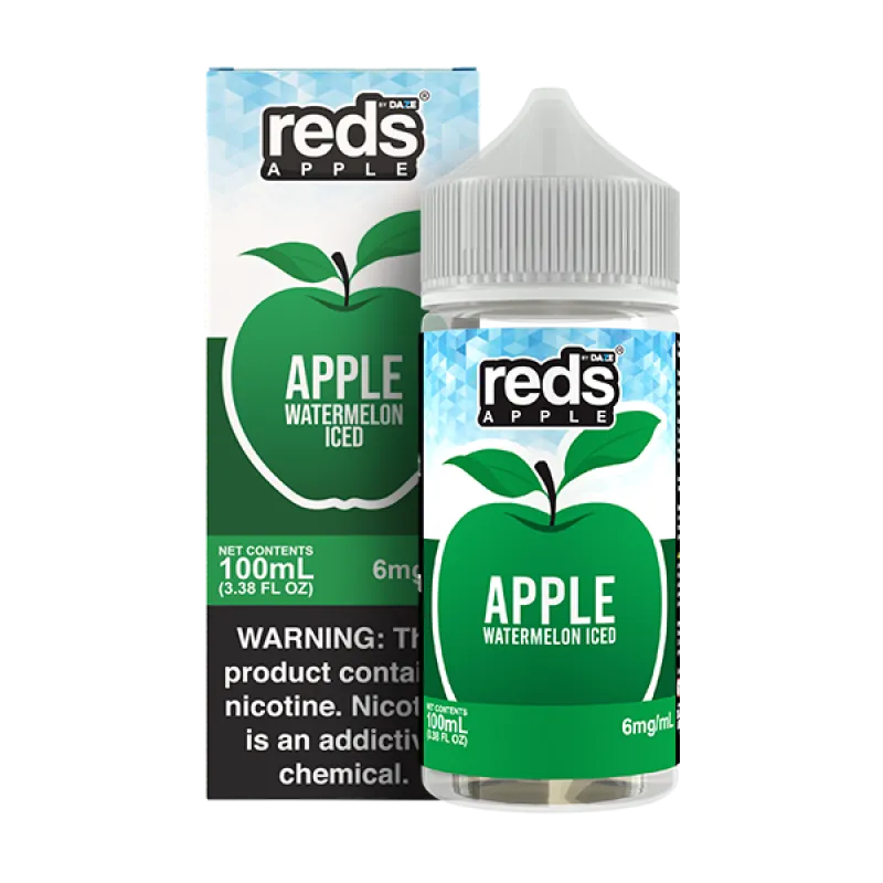 7DAZE REDS APPLE JUICE - WATERMELON ICED - 100ML