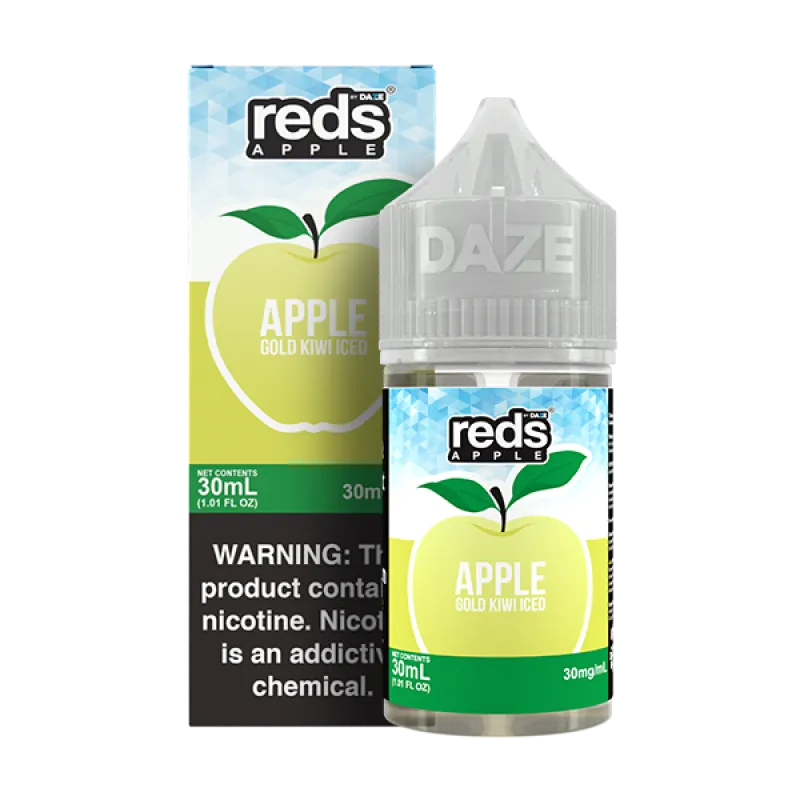 REDS 7DAZE SALT SERIES - GOLD KIWI ICED - 30ML