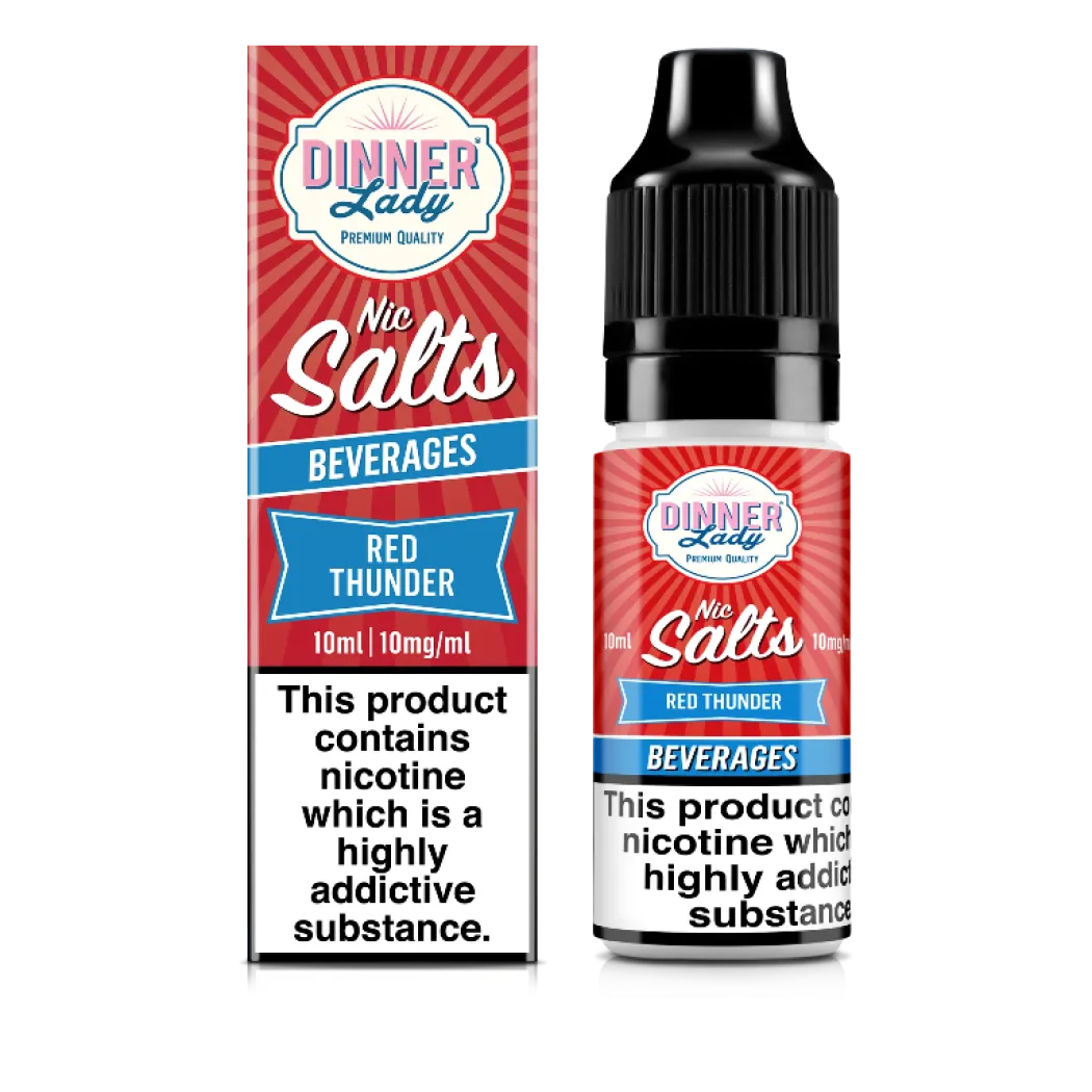 DINNER LADY SALTS BEVERAGE - RED THUNDER - 10ML