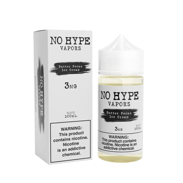 NO HYPE VAPORS - BUTTER PECAN ICE CREAM - 100ML