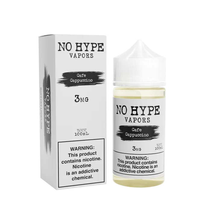 NO HYPE VAPORS - CAFE CAPPUCCINO - 100ML NO HYPE VAPORS - CAFE CAPPUCCINO - 100ML