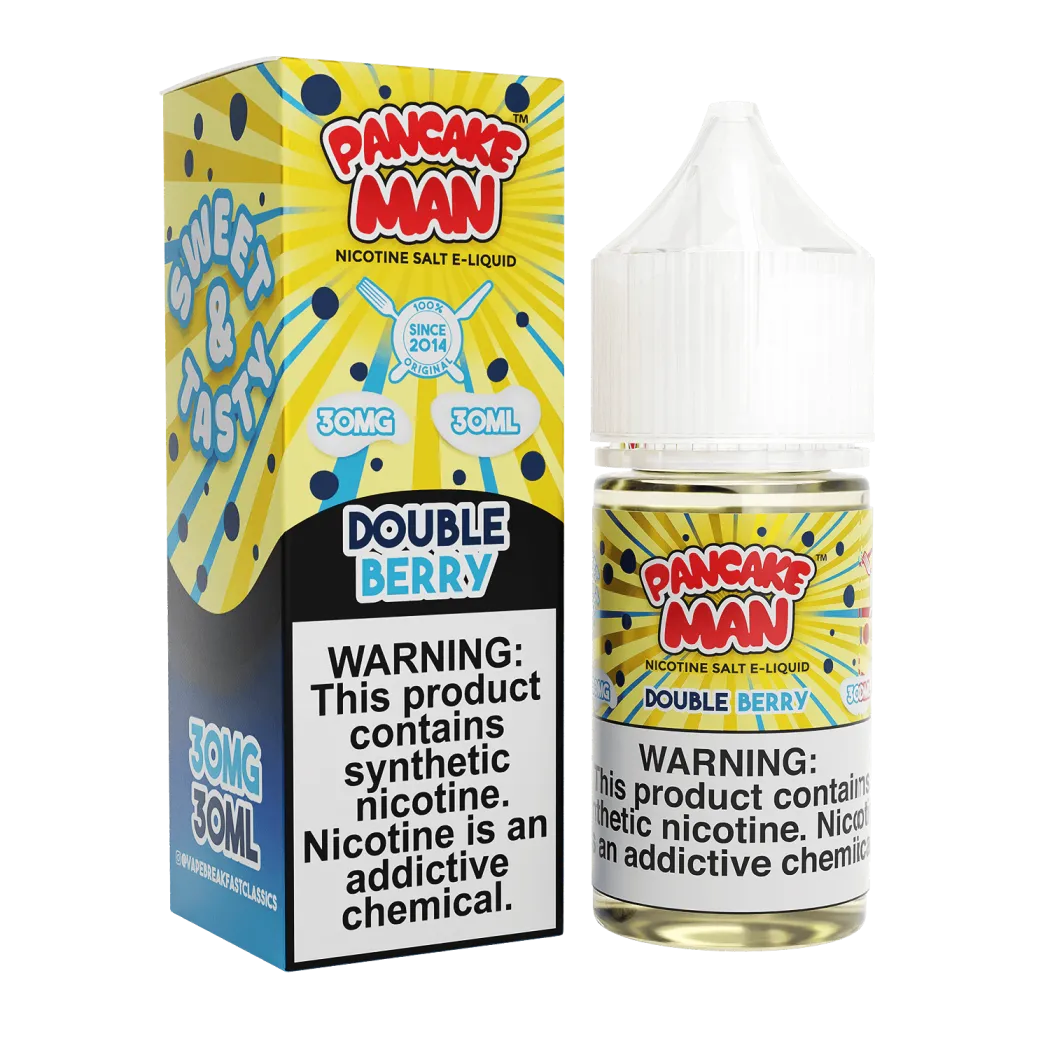 VAPE BREAKFAST CLASSICS SALT - PANCAKE MAN DOUBLE BERRY - 30ML