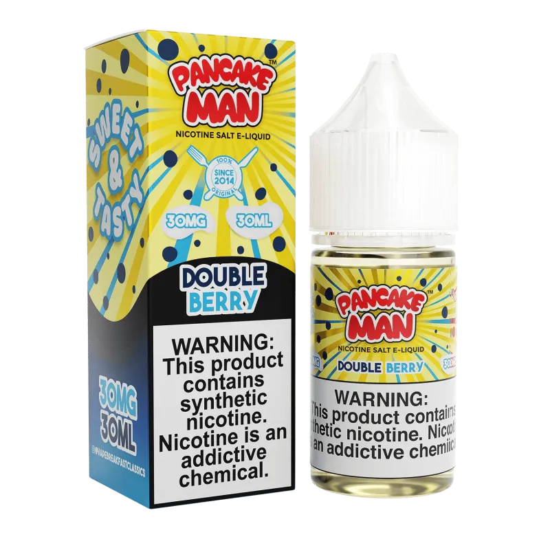 VAPE BREAKFAST CLASSICS SALT - PANCAKE MAN DOUBLE BERRY - 30ML
