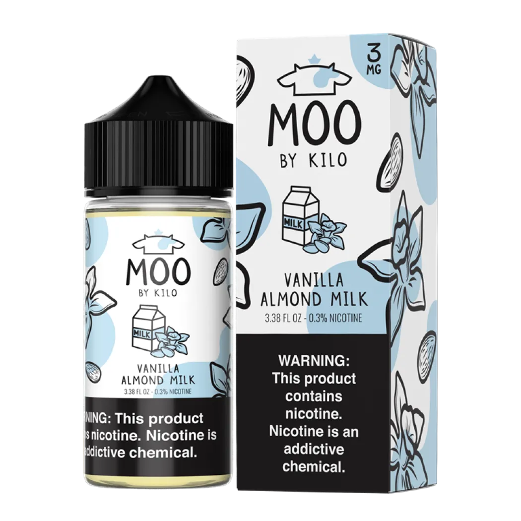 MOO E-LIQUIDS BY KILO - VANILLA ALMOND MILK - 100ML