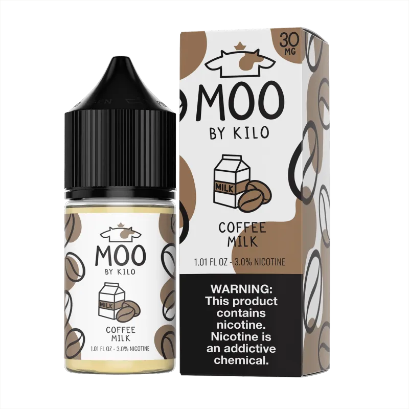 MOO E-LIQUIDS SALT BY KILO - COFFEE MILK - 30ML